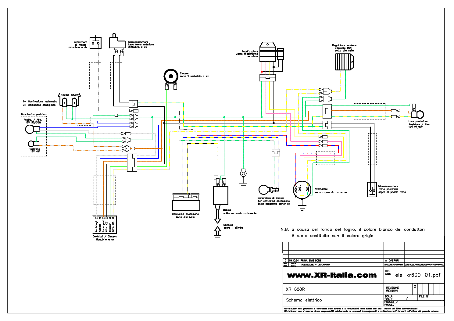 1992 Xr600r Wiring Schematic Usa Basic Automotive Wiring ...