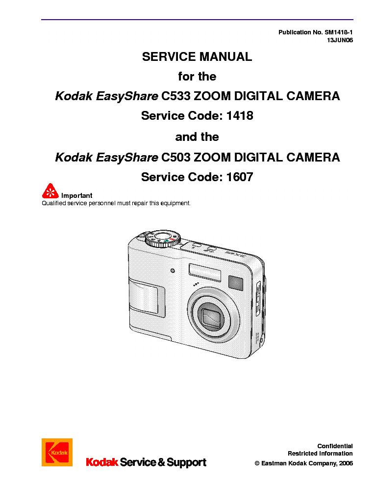 kodak easyshare c c sm service manual free download, schematic